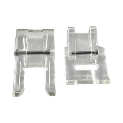 Applique Foot Set - Open & Close Toe (Universal for 7mm & 5mm machines) for Satin Stitch, Blanket Stitch & Zigzag