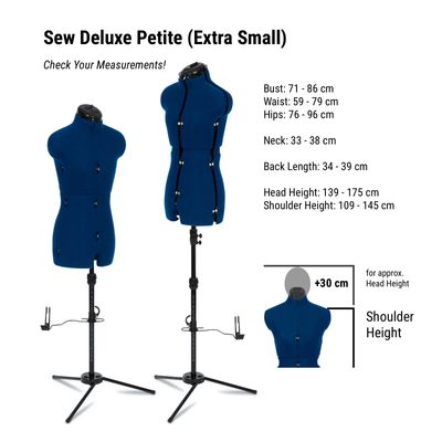 Adjustoform Sew Deluxe Leg Form Trousers Mannequin Petite Size (Extra Small)