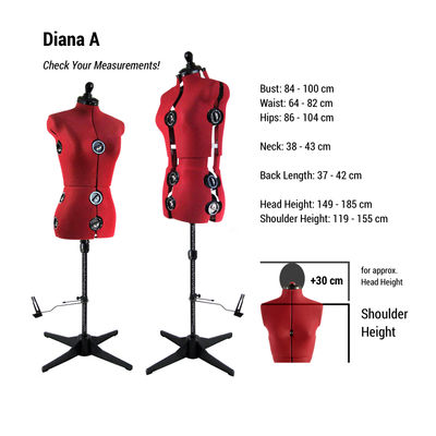Adjustoform Diana Mannequin Small / Medium Size A (8 - 14)