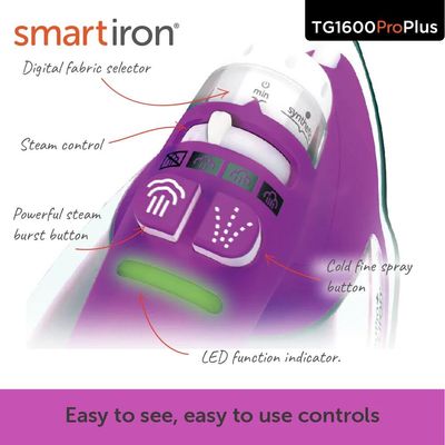 Oliso Smart Iron (TG1600 ProPlus for Australia and NZ) Orchid Purple