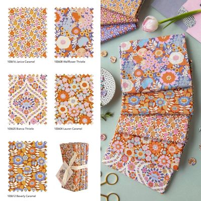 Tilda Fabric - Wallflower Fat Eighth 1/8 Bundle