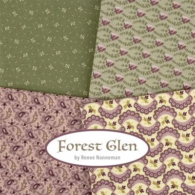 Forest Glen Charm Pack by Renee Nanneman for Andover Fabrics