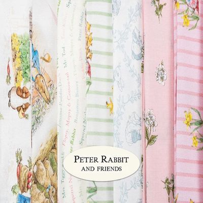 Peter Rabbit & Friends by Riley Blake Designs - Layer Cake / 10" inch Squares