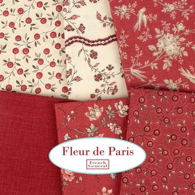 Moda Fabric Fleur de Paris by French General - Charm Pack