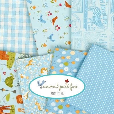 Moda Animal Park Fun by Stacy Iest Hsu - Charm Pack 