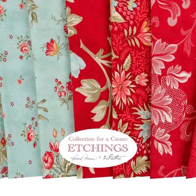 Moda Etchings by 3 Sisters - Layer Cake (Collection for a Cause)