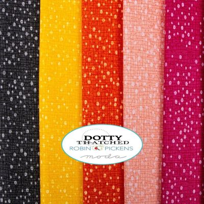 Moda Fabric Dotty Thatched by Robin Pickens - Charm Pack