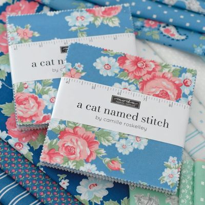 Moda a Cat Named Stitch by Camille Roskelley - Charm Pack
