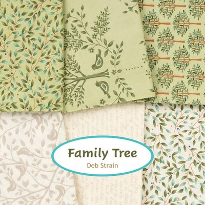Moda Fabric Family Tree by Deb Strain - Charm Pack