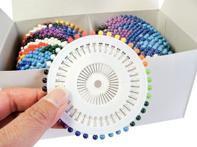 Japanese Sewing Pins by Crown Fox (Bulk Pack x 2400) Non-Erosive Marine-Grade Stainless Steel