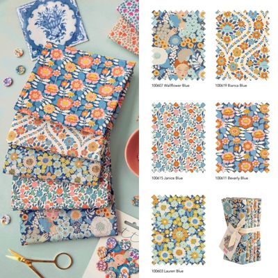 Tilda Fabric - Wallflower Fat Eighth 1/8 Bundle