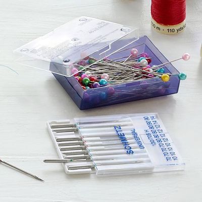Gutermann Sew-All Thread Set - 12 Reels + Schmetz Needles & Prym Pins