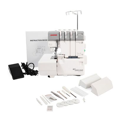 Janome MyLock 654D Overlocker - Sturdy Metal Base + Smooth & Quiet