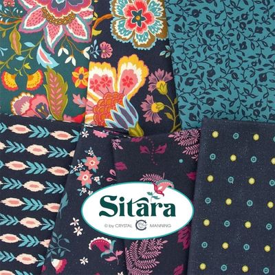 Moda Fabric Sitara by Crystal Manning - Fat Quarter Bundle