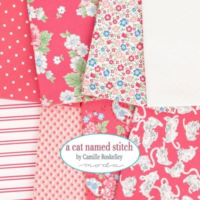 Moda a Cat Named Stitch by Camille Roskelley - Jelly Roll