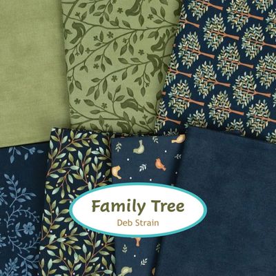 Moda Fabric Family Tree by Deb Strain - Charm Pack