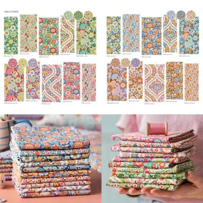 Tilda Fabric - Wallflower Fat Eighth 1/8 Bundle