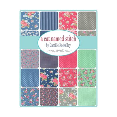 Moda a Cat Named Stitch by Camille Roskelley - Charm Pack