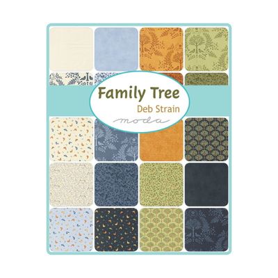 Moda Fabric Family Tree by Deb Strain - Charm Pack