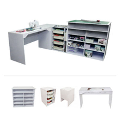 Flat Pack Sewing Cabinet, Sewing Machine Cabinets And Tables