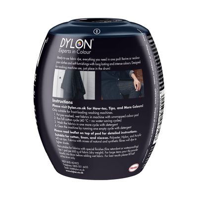 Dylon Navy Blue Fabric Dye - Machine Dye Pod x 2 Packs