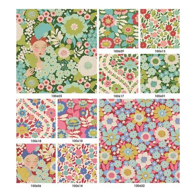 Tilda Fabric - Wallflower Fat Eighth 1/8 Bundle