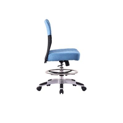 Horn Lux-i Sewing Chair - for Adjustable Height Sewing & Cutting - Ocean Blue