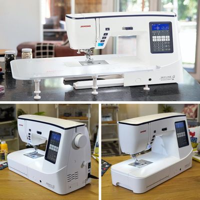 Janome Skyline S6 AE Sewing Machine + The 9mm Ultimate Feet Set for Better Value