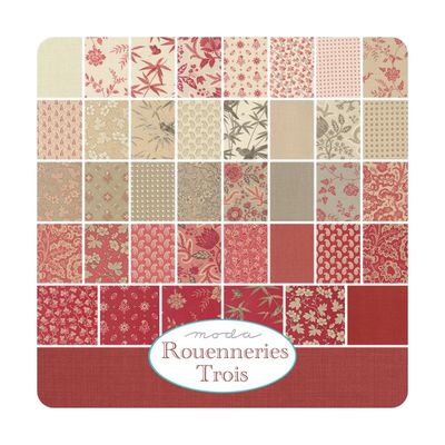Moda Rouenneries Trois by French General - Jelly Roll