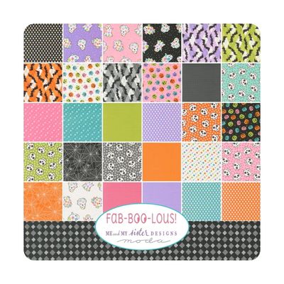 Moda Fabric Fab Boo Lous by Me & My Sister - Charm Pack