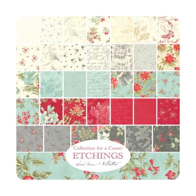 Moda Etchings by 3 Sisters - Layer Cake (Collection for a Cause)