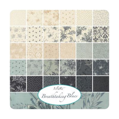 Moda Breathtaking Blues by 3 Sisters - Charm Pack