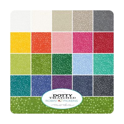 Moda Fabric Dotty Thatched by Robin Pickens - Charm Pack