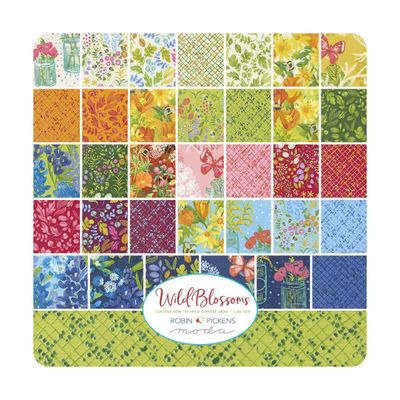 Moda Wild Blossoms by Robin Pickens - Charm Pack