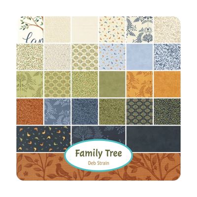 Moda Fabric Family Tree by Deb Strain - Charm Pack