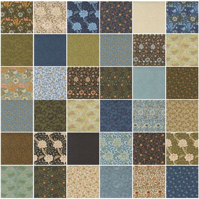 Moda William Morris Manor by Barbara Brackman - Charm Pack