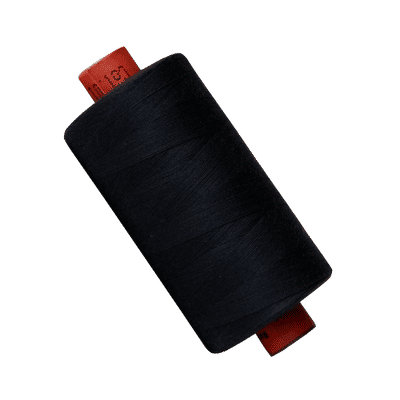 Rasant Thread Core Spun Polyester Cotton (4000 Black) 1000m x 10 Reels