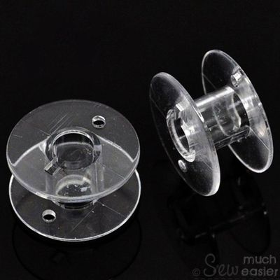 Pack of 25 Empty Plastic Bobbins