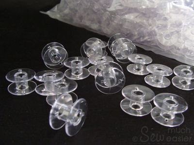 Bulk Pack of 500 Empty Plastic Bobbins