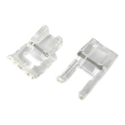 Applique Foot Set - Open & Close Toe (Universal for 7mm & 5mm machines) for Satin Stitch, Blanket Stitch & Zigzag