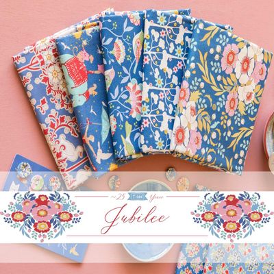 Tilda Fabric - Jubilee Fat Quarter 1/4 Bundle