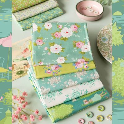 Tilda Fabric - Sunday Brunch Fat Eighth 1/8 Bundle