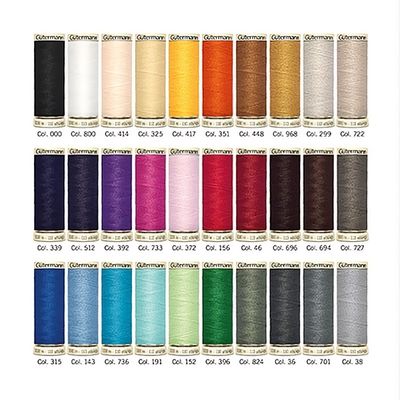 Gutermann Sew-All Polyester Sewing Thread in Nostalgic Box - 30 Reels