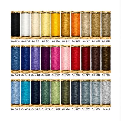 Gutermann 100% Mercerised Cotton Sewing Thread Box - 30 Reels