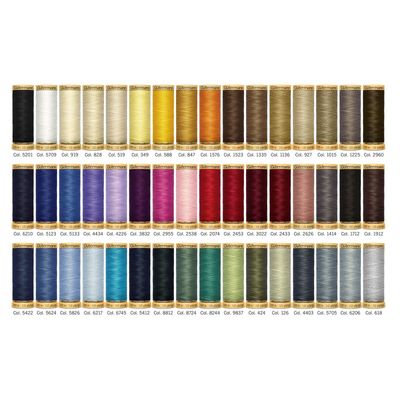 Gutermann 100% Mercerised Cotton Sewing Thread Box - 48 Reels