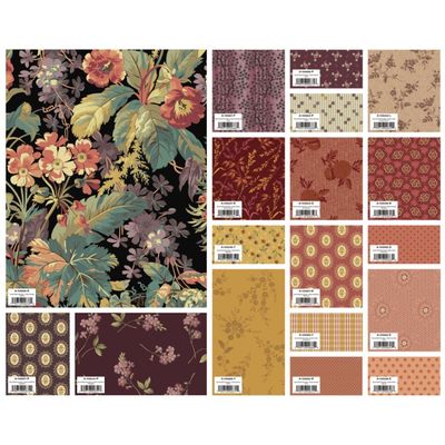 Amber Secret Stash Favourites Charm Pack - by Laundry Basket Quilts for Andover Fabrics