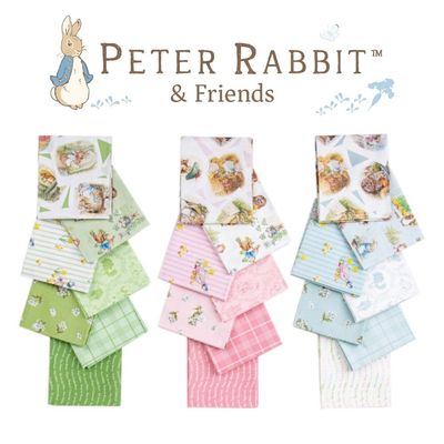 Peter Rabbit & Friends by Riley Blake Designs - Layer Cake / 10" inch Squares