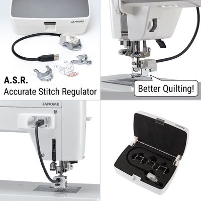 Janome CM8P Continental M8 Professional Quilting Sewing Machine - 9mm with Stitch Regulator & AcuFeed