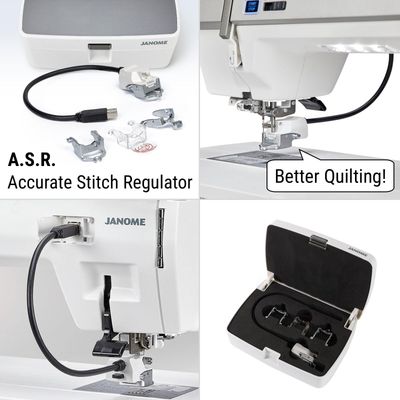 Janome Horizon Memory Craft MC9480QCP with Stitch Regulator & AcuFeed + The 9mm Ultimate Feet Set