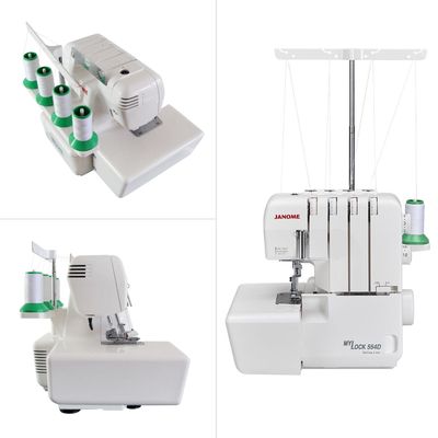 Janome MyLock 554D (Replacing 644D) Overlocker - Reliable + Most User-Friendly